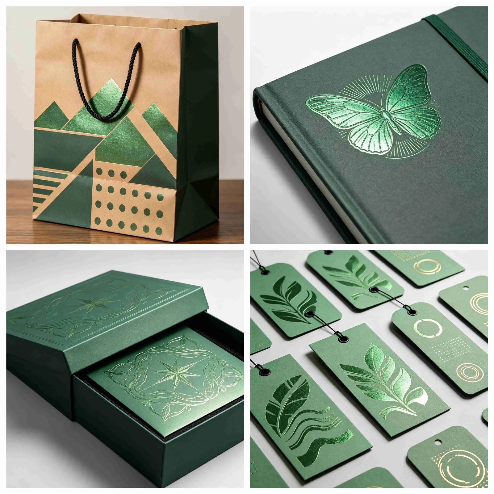 963 Extra Matte Green Paper Stamping Foil Application Scenarios 963 Extra Matte Green Paper Stamping Foil Application Scenarios