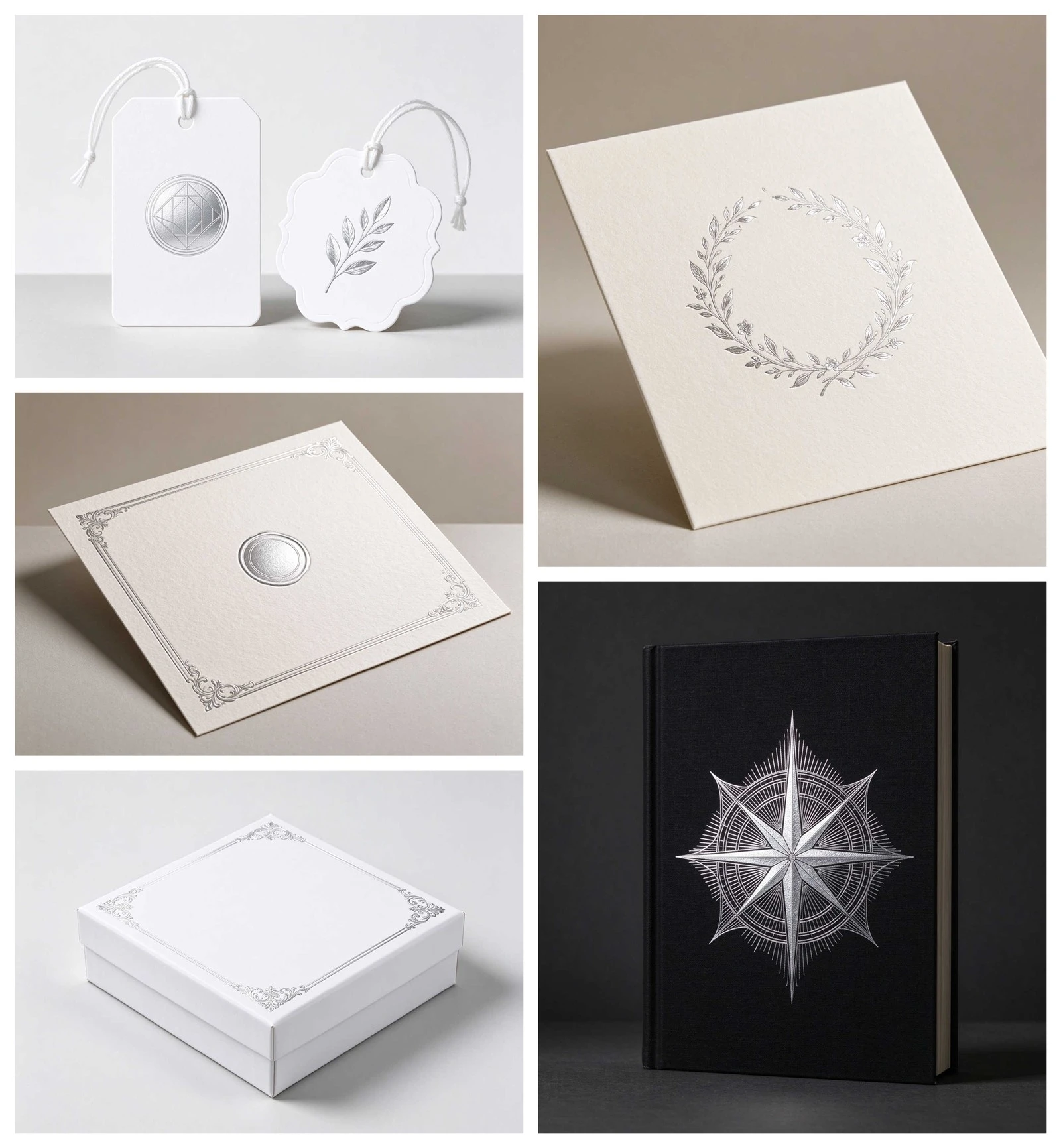 120 Silver Paper Stamping Foil Application Scenarios 120 Silver Paper Stamping Foil Application Scenarios
