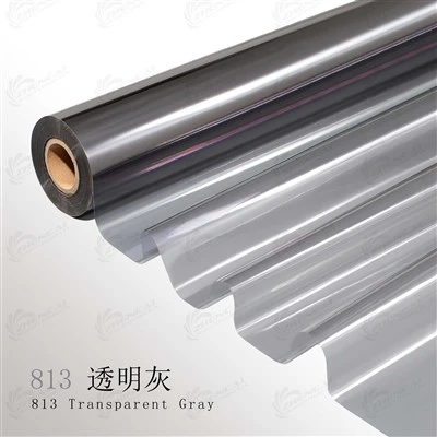 813 Transparent Grey Leather Stamping Foil