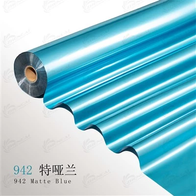 942 Extra Matte Blue Plastic Stamping Foil