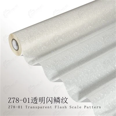 Z78-01 Transparent Flash Scale Pattern Stamping Foil