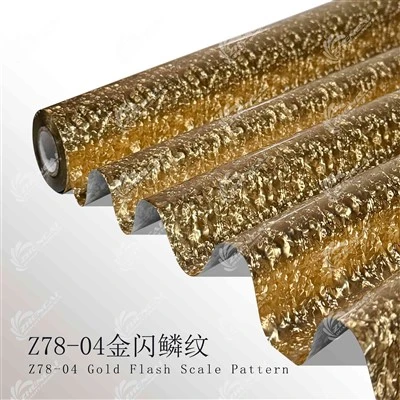 Z78-04 Golden Flash Scale Pattern Stamping Foil